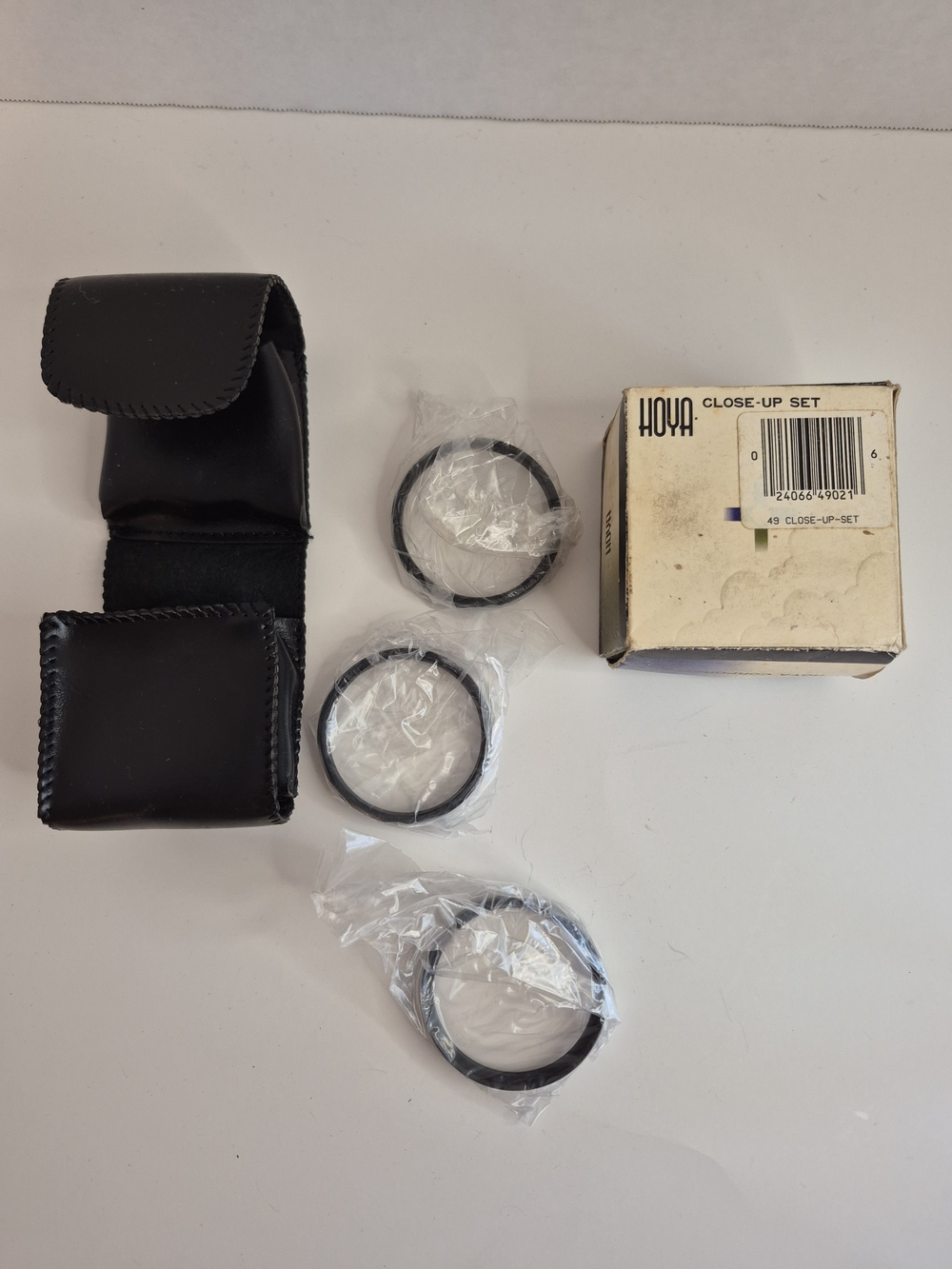 Vtg Hoya Macro Close-up Set 49mm Circular Made in Japan Close-Up Filter Kit 49mm